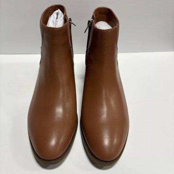 Coach Women’s Dannie, Saddle Brown Leather Ankle Boots, Size 9 M - Picture 3 of 7